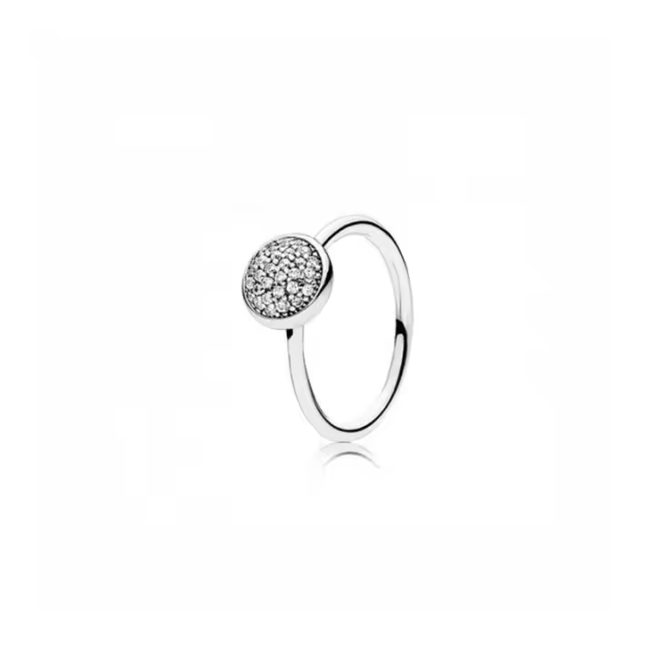 PANDORA Anillo 191009CZ-54 Plata Circonita Bisutería Mujer - 1