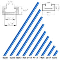 2Pcs Riel De Madera Para Trabajos De Carpintería Con Ranura T-aluminio Herramienta De Juego De Miter T-Screw Para Mesa De Sábanas/Ruteador - details 4