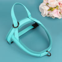 Harnés De Nylon Para Perros Y Gatos Con Colchón Ajustable Suave Para Exterior No Pull Para Bulldog Francés Chihuahua Perro Pupusa Color Negro/Azul/Rosa Tamaños XS/S/M - details 3