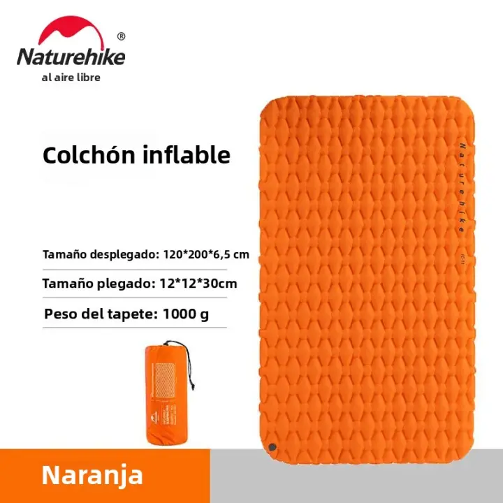 Manta De Camping Naturehike Ultraligera Doble Inflable Para Exterior Plegable Seda De Sueño Para Viaje En Coche - 1