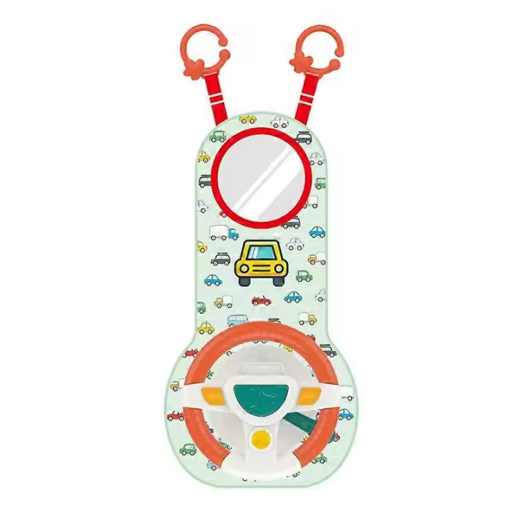 Volante para bebé, asiento de coche, juguetes, conducción más fácil, asiento de coche, juguete para viajar - 1