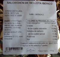 Salchichón ibérico de bellota Dehesa de Cantillana en lonchas - sobre 100g - Delicioso embutido artesanal loncheado con sabor a bellota - Producto de Extremadura - details 1