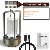 Lámpara De Mesa LED Recargable Portátil Luz Nocturna Táctil Para Escritorio Decoración De Habitación Regalo De Navidad Luz De Ambiente Para La Cama - details 8