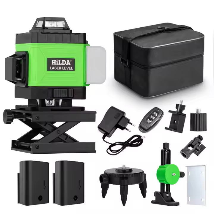 4D 16 líneas nivel láser verde autonivelante 360 regalo para hombres Cruz Horizontal y Vertical nivel láser verde súper fuerte - 1