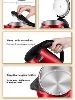 GELAIBO Hervidor Eléctrico De 1.8 Litros Capacidad Grande Acero Inoxidable Estilo Europeo Moda Diseño Mechanical Temperatura Fuente De Alimentación 240V - details 22