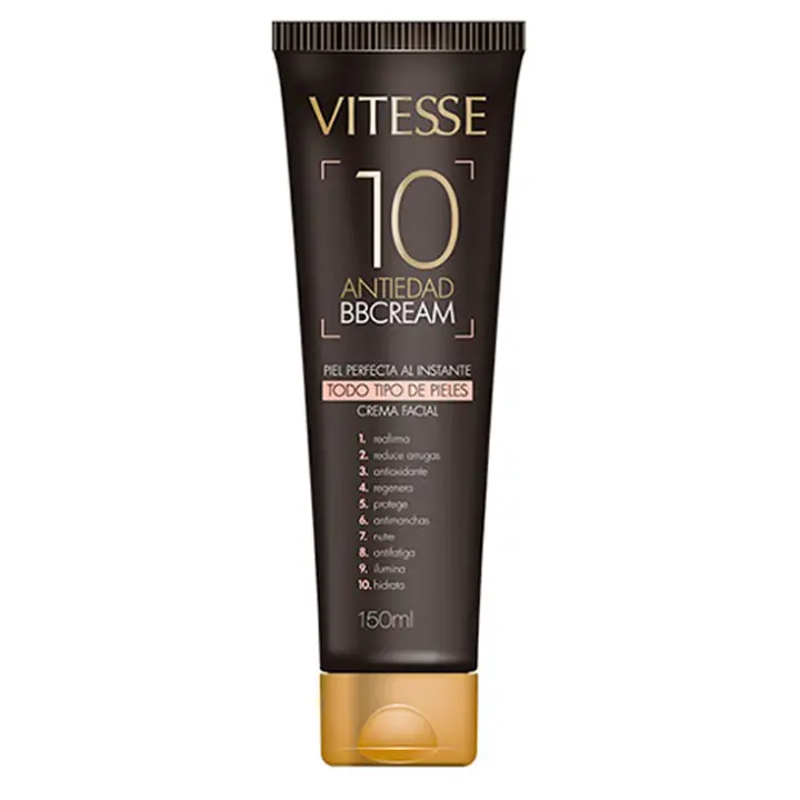 VITESSE 10 ANTIEDAD BB CREAM 150 ML - Crema Facial Hidratante Rejuvenecedora con Retinol y Microalgas - 1