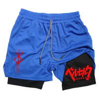 Shorts De Compresión Para Hombre 2 En 1 Con Bolsillos Para Teléfono Móvil Ropa Deportiva Secado Rápido Para Gimnasio Y Correr - details 3