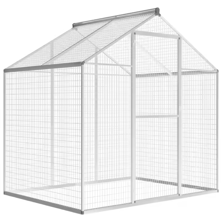 vidaXL Pajarera Exteriores Jaula Nido Casita Aves Pájaros Mascota Jardín Patio - 1