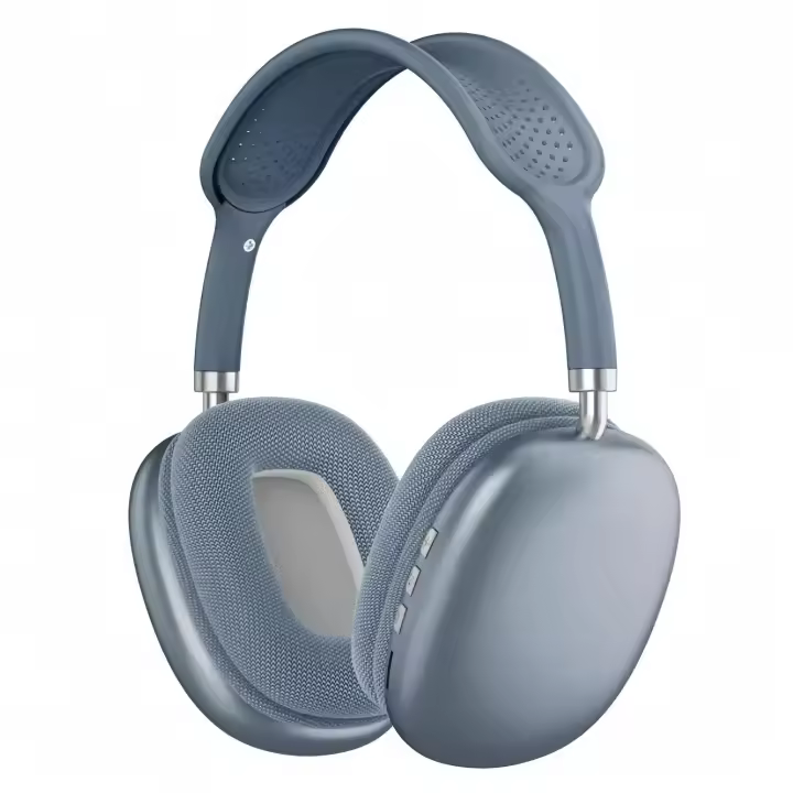 Auriculares inalámbricos P9 con Bluetooth y micrófono, cascos con cancelación de ruido, sonido estéreo, deportivos, para juegos, compatible con Tarjeta TF, Diadema  comodo, para Viajes Oficina teléfono móvil PC - 1