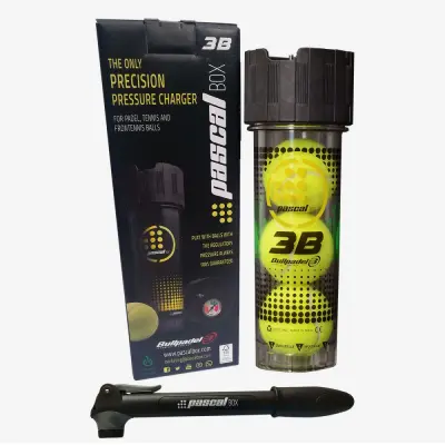 Pascal Box 3B -  Único Sistema Presurizador Completo y de Alta Precisión para Pelotas de pádel. Juega con la presión reglamentaria, Siempre. - 1