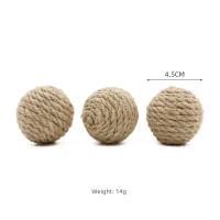 Juguete Para Gatos 10pcs Bola De Sisal Colorido Duradero Muela La Boca De La Bola Con Campana Estimula Los Dientes Y El Juguetumiento - details 9