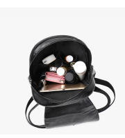 Mochila De Cuero Suave Grande Y Versátil Para Mujeres Alta Gama 2024 Nueva Mochila De Viaje Casual Con Gran Capacidad - details 13