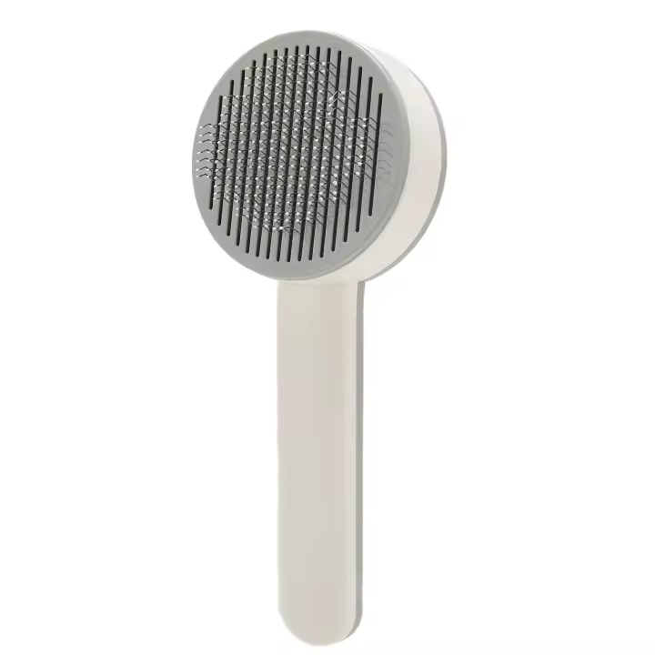 Peine de Aguja para depilación de Mascotas, autolimpieza multiusos, para Perros, Gatos, Mascotas, Gris - 1
