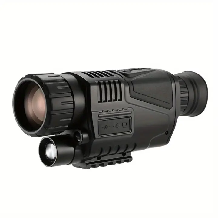 Monocular de Visión Nocturna Digital NV300 1080p: Captura HD de Video en 100% Oscuridad Ideal para Caza Camping Viajes y Vigilancia - 1