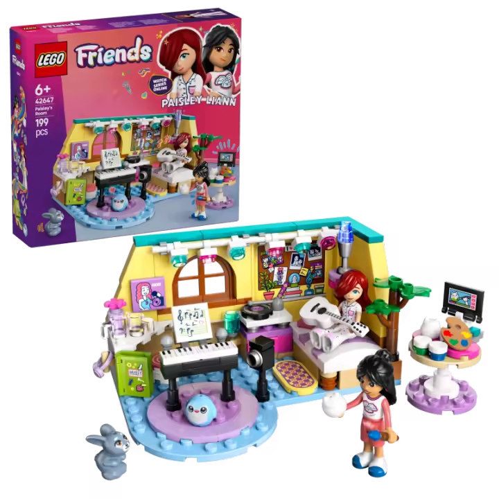 LEGO Friends 42647 Habitación de Paisley contiene 199 piezas - edad 6+ años 25L42647 - 1
