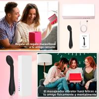 Vibrador De 12 Velocidades Con Punto G En Silicone - Masajeador De Prostata Para Mujeres, Estimulador Silencioso Recargable Por USB Juguetes Sexuales Adultos - details 3