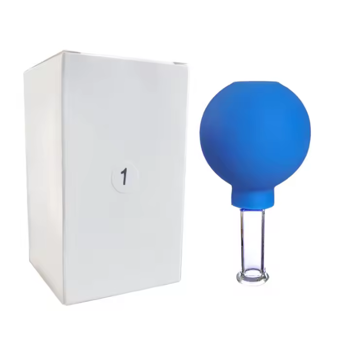 1 Unid Jarra De Masaje Ventosa De PVC Azul Y Rosa Para Terapia Médica Chino Y Acupuntura Succión Corporal Y Meridiano Para El Hogar - 1