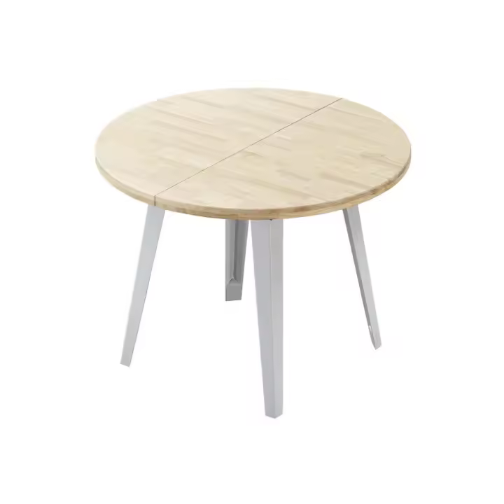 Mesa de comedor BergE redonda extensible Ø100x76 cm Adec - 1