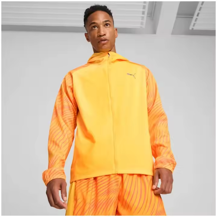 Chaqueta Puma Run Favorite para hombre en color naranja - 1