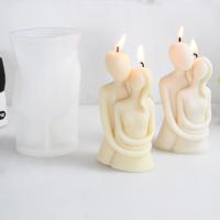 Molde De Vela De Silicona 3D Pareja Romántica Dulce Para Aromaterapia Y Arte De Grabado Decoración De Hogar Regalo De Boda Forma De Figura Humana Tamaño 12.5*7cm - details 1
