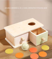Juguetes De Madera Puzzle 2 En 1 Caja De Moneda Casa Juego De Objetos Permanencia Martillo Caja Caja De Bola Macarón Caja De Bola Batería Caja De Cajón - details 14