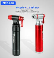 Inflador De CO2 Para Bicicleta Con Valvula Presta Scrader Ruta MTB Pum-automatico De Aluminio 16/12/8G Cartridge Compatible Con Vehículos - details 0