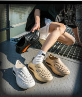Sandalias De Verano Para Hombre Calzado Casual EVA Suave Pantuflas Planas Para Playa Jardín Exterior Pesca Colorido - details 3