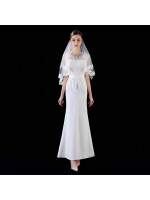 Velo De Novia Blanca Ivoire Corto En Lote Con Aplicaciones De Encaje Dos Capas Para Mujer Velo De Boda De Encaje Estilo De Borde De Encaje - details 6