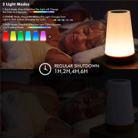 Lámpara De Mesa Cambio De Color 13 RGB Control Remoto Toque Dimmable Portátil Lámpara De Noche USB Recargable Luz De Mesa Para Cama - details 3
