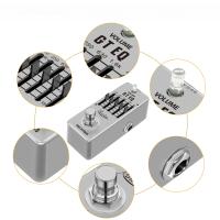 Pedal De Efecto De Guitarra ROWIN 5-band Paramétrico Igualizador De Frecuencia Compensador ±18dB Rango Metal Y Plástico - details 4