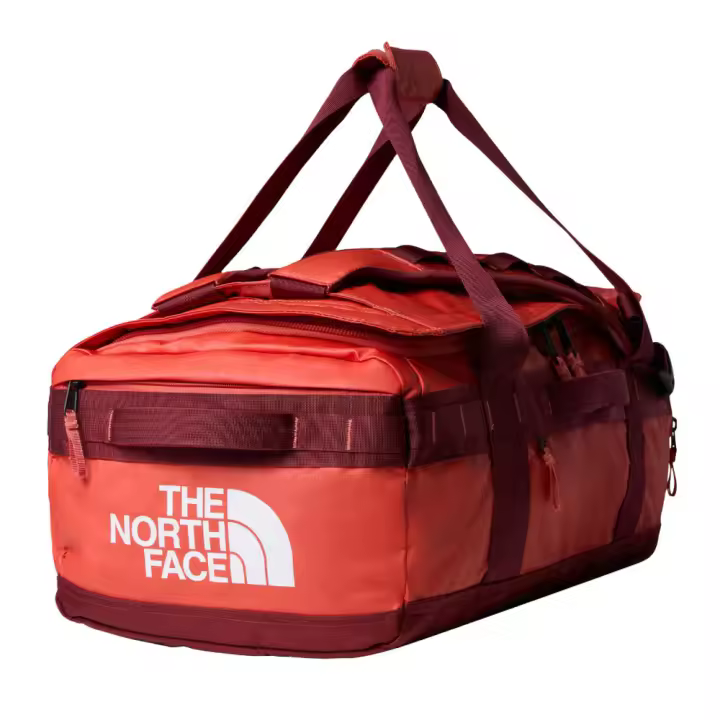 Bolsa de Deporte Roja The North Face Base Camp Duffle Voyager 42L Mars Dust-Sumac Repelente al Agua - 1