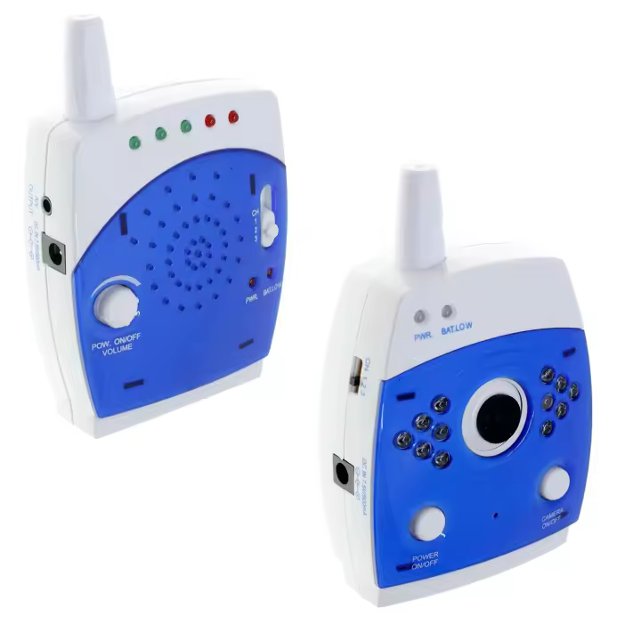 BVC Vigila Bebes Teky Bp-245r Navigator - Conexión Opcional de 3 Cámaras | Visión Nocturna con 12 LEDS IR - 1