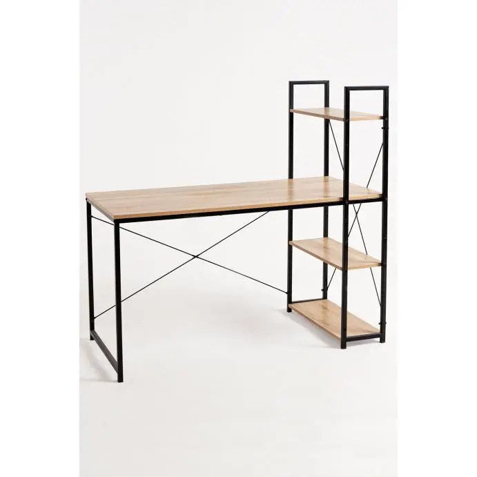 Escritorio Kecil 140 cm - Negro - 1