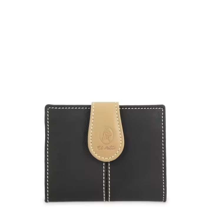 EL POTRO: CARTERA MUJER PEQUEÑA DE LONA Y PIEL 12 CM. 4532-BASE El Potro - 1