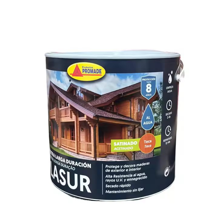 Promade Lasur Agua Teca Satinado 2,5L - 1