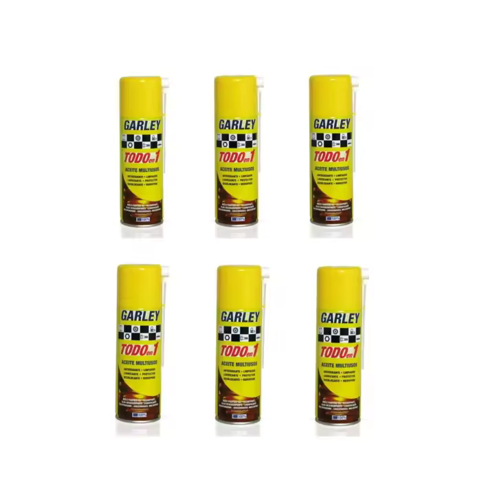 Aceite lubricante multiuso  spray  con canula antioxidante todo en 1 200ml Garley 1,3,6 botellas a elegir calidad de confianza - 1
