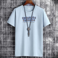 Camiseta De Algodón Para Hombre Estampada Con Letras Estilo Anime Suelta Y Cómoda Para El Verano Con Cuello Redondo - details 5