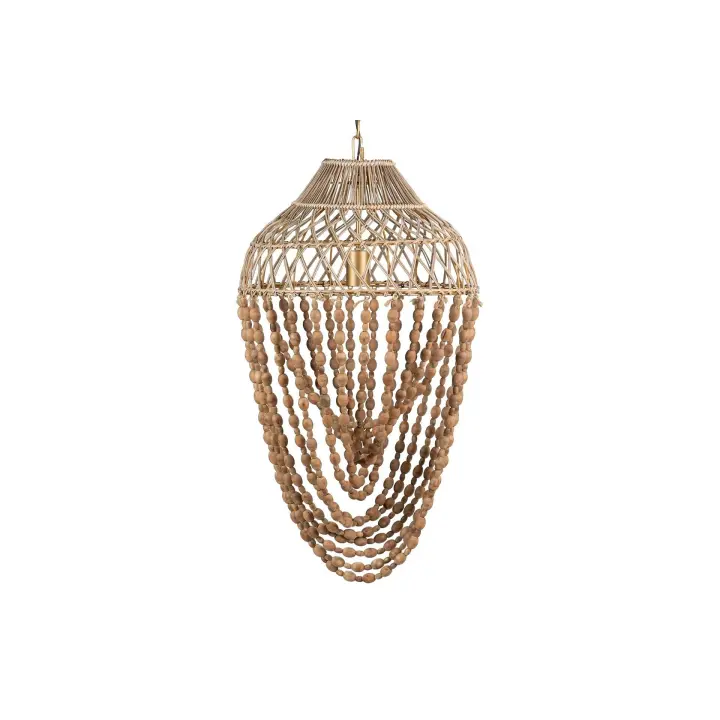 Lámpara de Techo Adda Home Cadena Bolas Madera Metal - 1