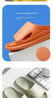 Pantuflas De Interior EVA Para Hombres Y Mujeres Pareja Uso Doméstico Verano Antideslizantes Transpirables Sandalias Para Baño - details 4