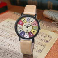 Reloj De Pulsera Para Mujer Reloj Vintage De Cuarzo Moda Casual Con Correa De Cuero Display Analógico Y Digital Regalo Para Fiesta - details 1