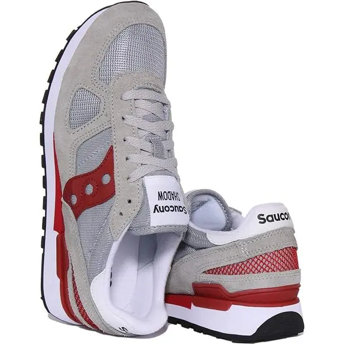 Zapatillas Deportivas - Casual- Informales- Moda - Vintage -  Retro - Saucony Shadow Original S2108-822 - Gris/Rojo - - 1