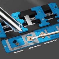 Soporte Universal Mijing K23 pro Para PCB Con Función Multifuncional Y Dos Ejes Tres Posiciones Herramienta De Reparación De Microprocesador Para Teléfonos Móviles Y Placas Base BGA - details 4