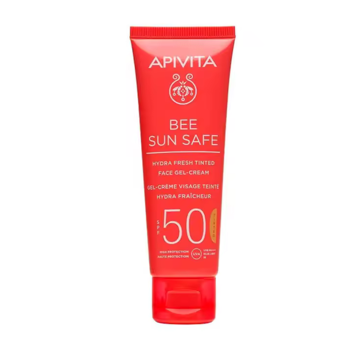 Apivita Bee Sun Safe Fresh Gel-Crema Con Color Spf50 50 ml - 1