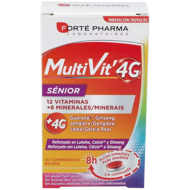 Multivit 4G Senior 30 Comprimidos Bicapa - 1