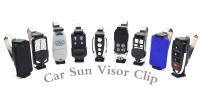 Nuevo Portador De Llave De Coche Clip Para Visera De Sol Control De Puerta De Garage Ajustable Accesorios Para Control Remoto De Garage Abrepuertas - details 1