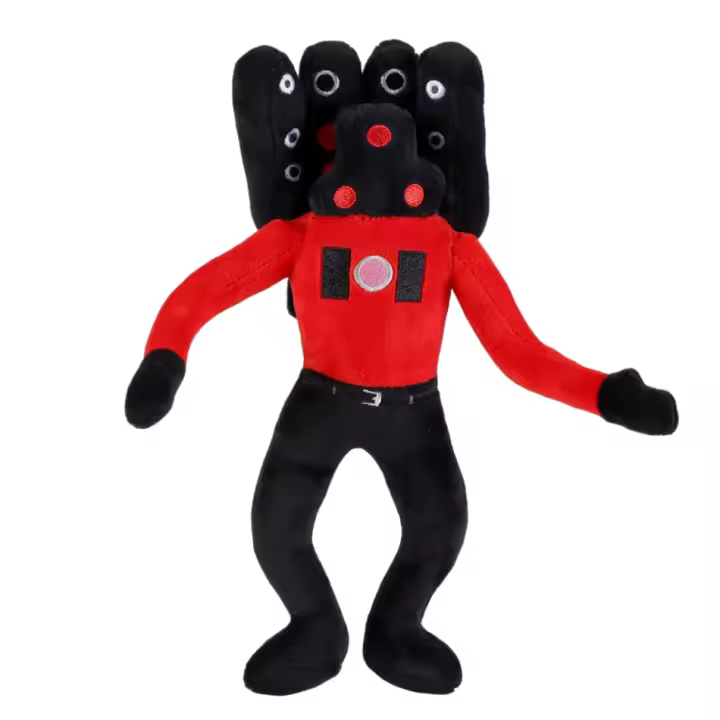 Muñeco De Peluche Skibidi Toilet 25cm Juguete Coleccionable Para Niños Y Adultos Fanáticos Del Anime Y Videojuegos - 1