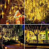 Luces De Cadenas LED Meteorito Para Decoración De Navidad Y Bodas Luces De Fairy Para Exterior Garantía De 1 Año - details 10