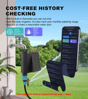 GIRIER Timbre De Agua Inteligente Para Jardín Con Inlet De Latón Y Solar Powered WiFi No Requiere Hub Programable Para Riegeras - details 13