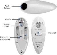 Abrelata Eléctrico, abrelata portátil, automático de un solo Toca + mango de Botella Free, comentado por Batería - details 4