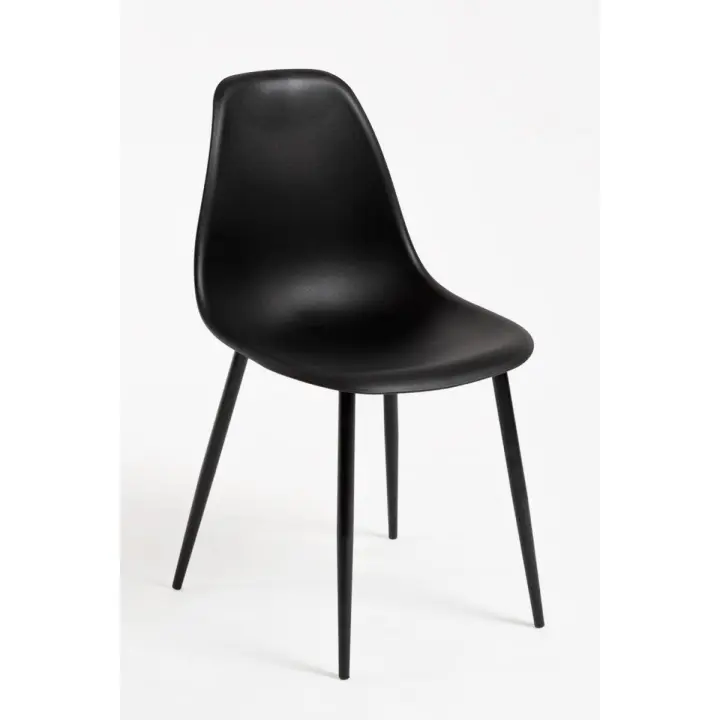 Pack 4 Sillas Mykle Total - Negro - 1